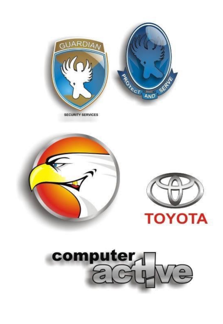 assortment of logo designs